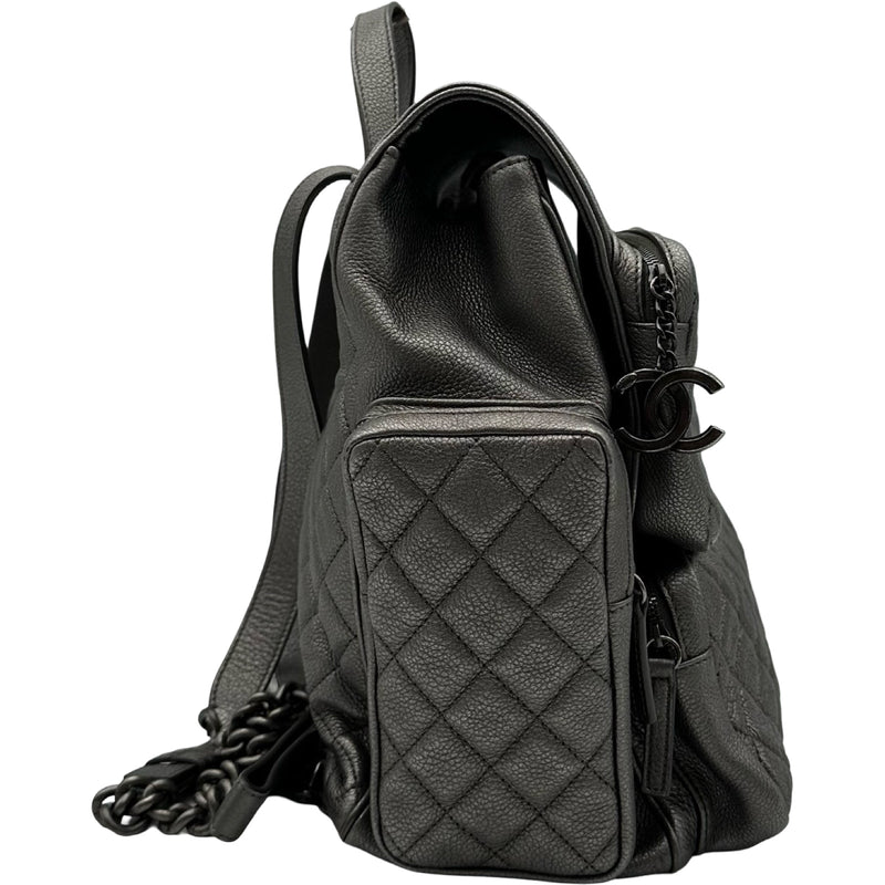 【美品】 CHANEL　マトラッセリュック　希少シルバー金具 シャネル CHANEL マトラッセリュック 22番台 シルバー シルバー金具