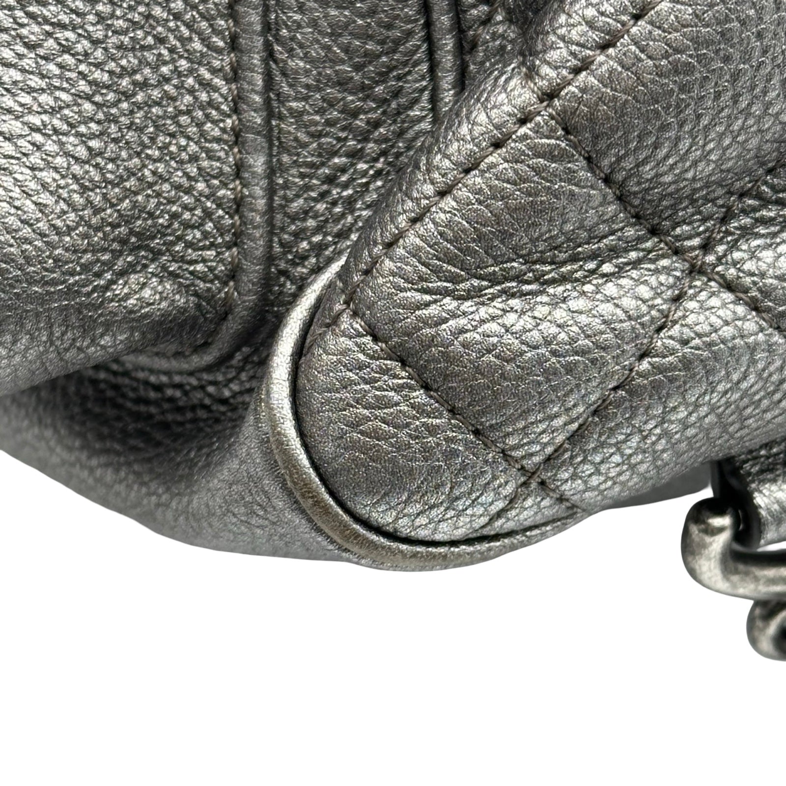 【美品】 CHANEL　マトラッセリュック　希少シルバー金具 シャネル CHANEL マトラッセリュック 22番台 シルバー シルバー金具