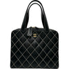 シャネル CHANEL ワイルドステッチトート A14693 7番台 ブラック ゴールド金具 カーフ レディース トートバッグ