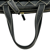 シャネル CHANEL ワイルドステッチトート A14693 7番台 ブラック ゴールド金具 カーフ レディース トートバッグ