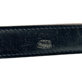 エルメス HERMES Hベルト 85cm □H刻印 ブラック/ゴールド シルバー金具 トリヨン レディース ベルト