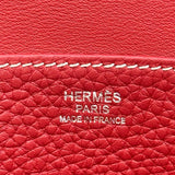 エルメス HERMES アルザン31 T刻印 ルージュカザック シルバー金具 トリヨン レディース ショルダーバッグ