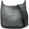 エルメス HERMES エブリン3 PM K刻 ブラック シルバー金具 トリヨン レディース ショルダーバッグ