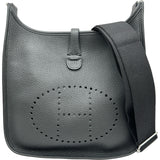 エルメス HERMES エブリン3 PM K刻 ブラック シルバー金具 トリヨン レディース ショルダーバッグ