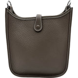 エルメス HERMES エヴリン TPM K刻印 エトゥープ×シルバー金具 トリヨン レディース ショルダーバッグ