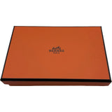 エルメス HERMES カルヴィ B刻印 ブリック シルバー金具 エバーカラー ユニセックス カードケース