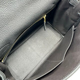 エルメス HERMES ケリー28 内縫い X刻印 ブラック トゴ レディース ショルダーバッグ