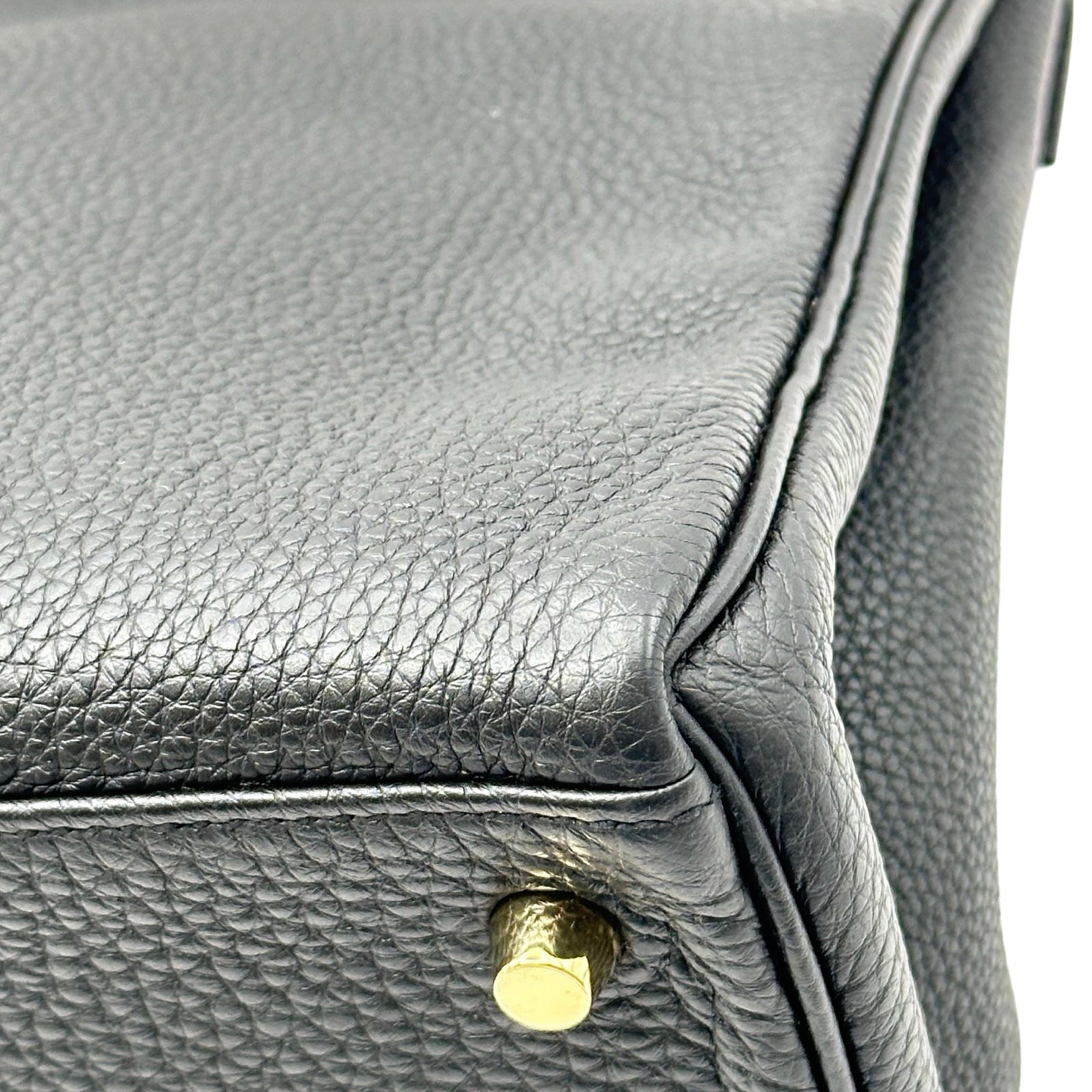 エルメス HERMES ケリー28 内縫い X刻印 ブラック トゴ レディース