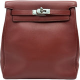 エルメス HERMES ケリーアドPM □D刻印 ルージュアッシュ シルバー金具 ガリバー レディース リュック・デイパック