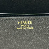 エルメス HERMES デッラ・カヴァレリア エラン W刻 ブラック ゴールド金具 エプソン レディース ショルダーバッグ