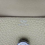 エルメス HERMES ドゴンカードケース B刻印 ジョーヌプッサン シルバー金具 トリヨン レディース カードケース