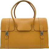 エルメス HERMES ドラッグ37 □D刻印 ナチュラル シルバー金具 ヴォーバレニア レディース ハンドバッグ