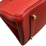 エルメス HERMES バーキン35 T刻 ヴァーミリオン ゴールド金具 トゴ レディース ハンドバッグ