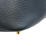 エルメス HERMES ピコタンロックPM K刻 プルノワール ゴールド金具 トリヨン レディース ハンドバッグ
