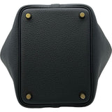 エルメス HERMES ピコタンロックPM K刻 プルノワール ゴールド金具 トリヨン レディース ハンドバッグ