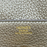 エルメス HERMES リンディ30 □K刻印 エトゥープ ゴールド金具 トリヨン レディース ショルダーバッグ