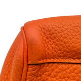 エルメス HERMES リンディ30 T刻印 オレンジポピー/シルバー金具 トリヨン レディース ショルダーバッグ