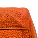 エルメス HERMES リンディ30 T刻印 オレンジポピー/シルバー金具 トリヨン レディース ショルダーバッグ