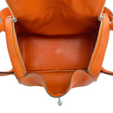 エルメス HERMES リンディ30 T刻印 オレンジポピー/シルバー金具 トリヨン レディース ショルダーバッグ