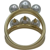 タサキ TASAKI デインジャーリング ゴールド 750 パール ジュエリー