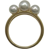 タサキ TASAKI デインジャーリング ゴールド 750 パール ジュエリー