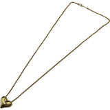 ティファニー TIFFANY＆CO ピンチドハートネックレス ゴールド 750 ジュエリー