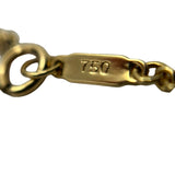 ティファニー TIFFANY＆CO ピンチドハートネックレス ゴールド 750 ジュエリー