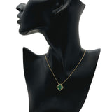ヴァンクリーフ＆アーペル Van Cleef & Arpels ヴィンテージ アルハンブラマラカイトネックレス ゴールド Au750 マラカイト ジュエリー