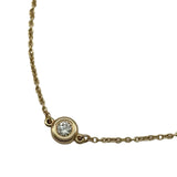 ティファニー TIFFANY＆CO バイザヤードブレスレット ピンクゴールド 750 ダイヤモンド ジュエリー