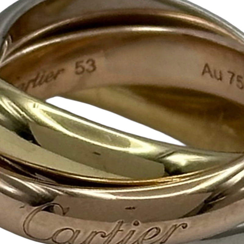カルティエ Cartier トリニティリングLM ゴールド/ピンクゴールド