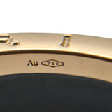 ブルガリ BVLGARI ビーゼロワンリング ピンクゴールド Au750/セラミック メンズ リング・指輪