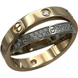 カルティエ Cartier ビーラブリング ゴールド/ホワイトゴールド 750 ジュエリー