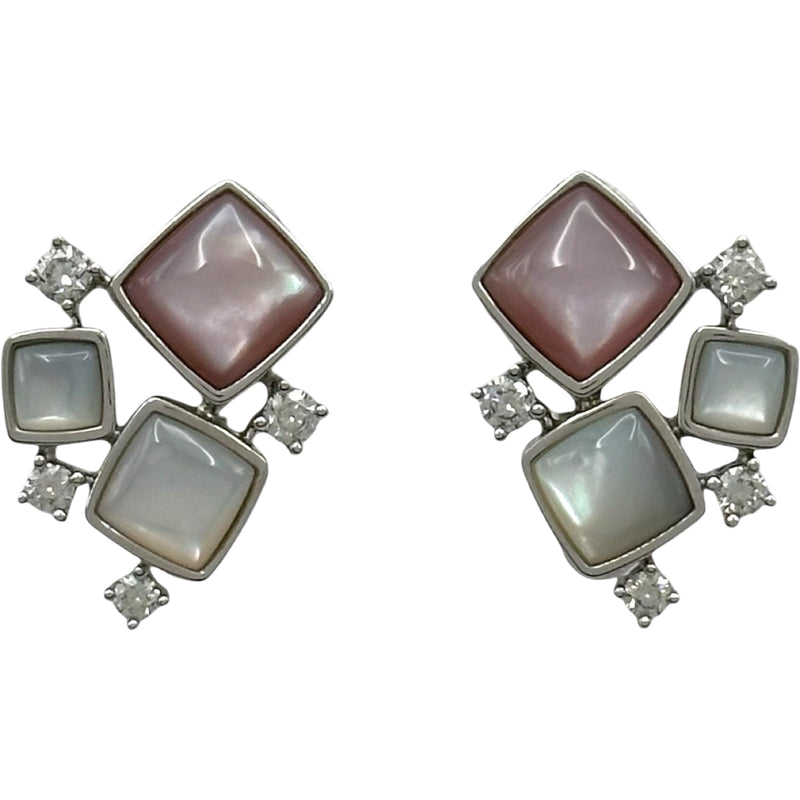タサキ TASAKI ピアス ホワイトゴールド 750 マザーオブパール