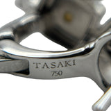 タサキ TASAKI ピアス ホワイトゴールド 750 マザーオブパール ダイヤモンド ジュエリー