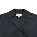 グッチ GUCCI ダブルブレストジレ 611943 ブラック コットン レディース その他トップス