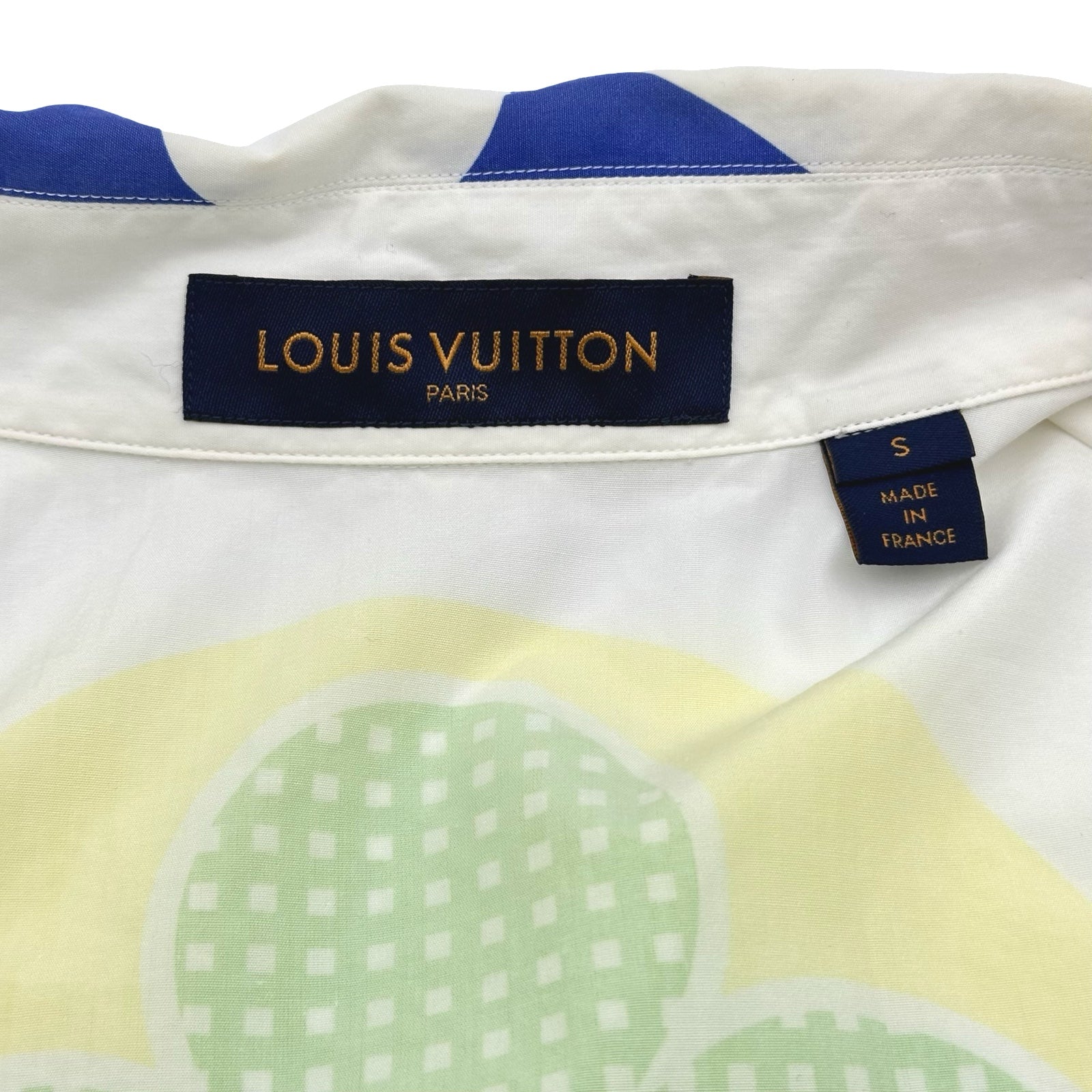 ルイ・ヴィトン LOUIS VUITTON 総柄オープンカラーシャツ HJS04W