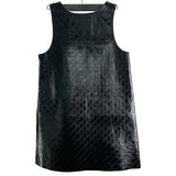 グッチ GUCCI GGエンボスパテントレザーミニドレス 787761 ブラック レザー レディース ワンピース