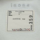 サカイ SACAI プリントTシャツ 22-0359S ホワイト コットン メンズ 半袖Ｔシャツ