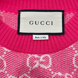 グッチ GUCCI GG総柄ニットワンピース 629464 ピンク ウール/コットン レディース ワンピース