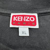 ケンゾー KENZO KENZO Happy Tiger ロゴ 刺繍Tシャツ FF55TS5274SG SS/H ブラック コットン メンズ 半袖Ｔシャツ