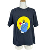 モンクレール MONCLER MONCLER X JW Anderson プリントTシャツ ネイビー コットン メンズ 半袖Ｔシャツ