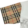 バーバリー BURBERRY チェック切替シャツ 8042716 ホワイト コットン レディース 半袖Ｔシャツ