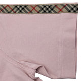バーバリー BURBERRY ロゴ刺繡Tシャツ 3110352 ピンク コットン レディース 半袖Ｔシャツ