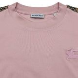 バーバリー BURBERRY ロゴ刺繡Tシャツ 3110352 ピンク コットン レディース 半袖Ｔシャツ