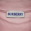 バーバリー BURBERRY ロゴ刺繡Tシャツ 3110352 ピンク コットン レディース 半袖Ｔシャツ