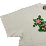 グッチ GUCCI スパンコール装飾ロゴTシャツ 776596 ホワイト コットン メンズ 半袖Ｔシャツ