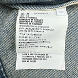 プラダ PRADA トライアングルロゴクロップドデニムジャケット GFB279 ブルー デニム メンズ デニムジャケット