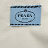 プラダ PRADA トライアングルロゴクロップドデニムジャケット GFB279 ホワイト コットン レディース デニムジャケット