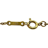 ティファニー TIFFANY＆CO オープンハートネックレス ゴールド 750 ジュエリー