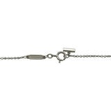 ティファニー TIFFANY＆CO Tスマイルネックレスミニ ホワイトゴールド Au750 ダイヤモンド ジュエリー